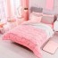 75 pink bedroom with gray walls ideas