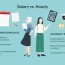 salaried vs hourly employees what is
