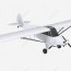 light airplane 3d model png white