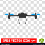 drone eps icon royalty free vector