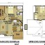 small cottage floor plan with loft