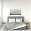 gray bed what color walls roomdsign com