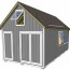 12x24 shed plans free gable roof