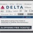 delta giving away free tickets