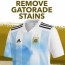 how to remove gatorade stains