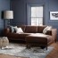 color for living room with brown furniture