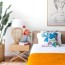 orange bedroom makeover ideas