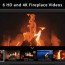 relaxing fireplace video of fire