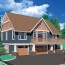 carriage house plan with 4 car garage