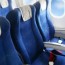 the reason airplane seats are blue