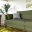 olive green couch