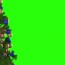 christmas tree toys rotates green