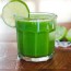 lime and coconut green smoothie