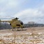 military helicopter drone stock image