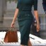 green pencil skirt outfit hot save