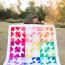 the rainbow quilt loganberry handmade