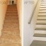before and after carpeted stairs get