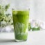 5 minute dairy free iced matcha latte