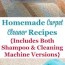 homemade carpet shampoo recipes