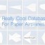 a really cool database for paper airplanes