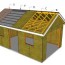 how to build a garage roof
