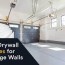 drywall for garage walls