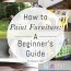 how to paint furniture a beginner s