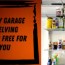 21 diy garage shelving plans free for you