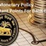 what is rbi monetary policy highlights