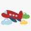 aviation clipart toy plane cute