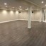 new floating vinyl floor in basement