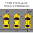 3 car garage dimensions with drawings