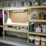 basement storage shelves and design