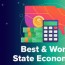 best worst state economies