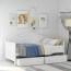 gosalmon white twin daybed with 2