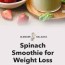 spinach smoothie for fat burning