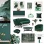 best dark green furniture and decor for