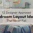 12 designer approved bedroom layout ideas