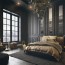 these 15 black bedrooms will add just