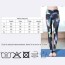 fashion print ankle length thigh gap
