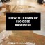 flooded basement cleanup restoration