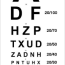 snellen chart for testing visual acuity