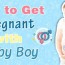 how to conceive baby boy naturally