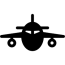 plane front view free transport icons