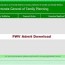 fwv exam date and admit card download 2023