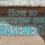 how to waterproof a basement inside